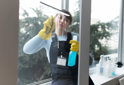 Nettoyage de vitres intérieures et extérieures au Buis